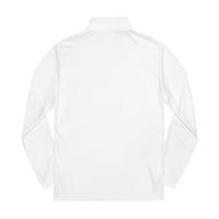 Adidas® Embroidered Quarter-Zip Pullover Blue/Red