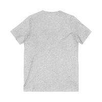 Franklin Central Flashes V-Neck Tee, Unisex Casual T-Shirt, School Spirit Wear, Lightning Design Shirt, Gift for Students, Team Apparel