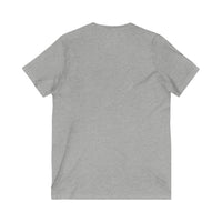 Franklin Central Flashes V-Neck Tee, Unisex Casual T-Shirt, School Spirit Wear, Lightning Design Shirt, Gift for Students, Team Apparel