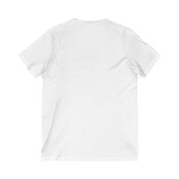 Franklin Central Flashes V-Neck Tee, Unisex Casual T-Shirt, School Spirit Wear, Lightning Design Shirt, Gift for Students, Team Apparel