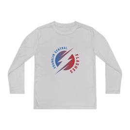Franklin Central Blue/Red Youth Long Sleeve Tee