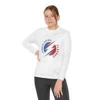 Franklin Central Blue/Red Youth Long Sleeve Tee