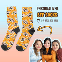 Custom BFF Face Socks