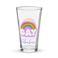 Shaker pint glass