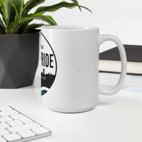 White glossy mug